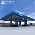 Prefab Steel Space Frame Petrol Station Roof